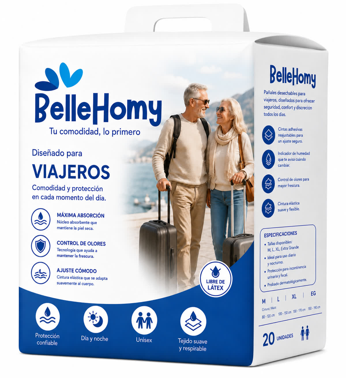 Pañales para Adultos — Comodidad y Protección para Viajes y Uso Diario