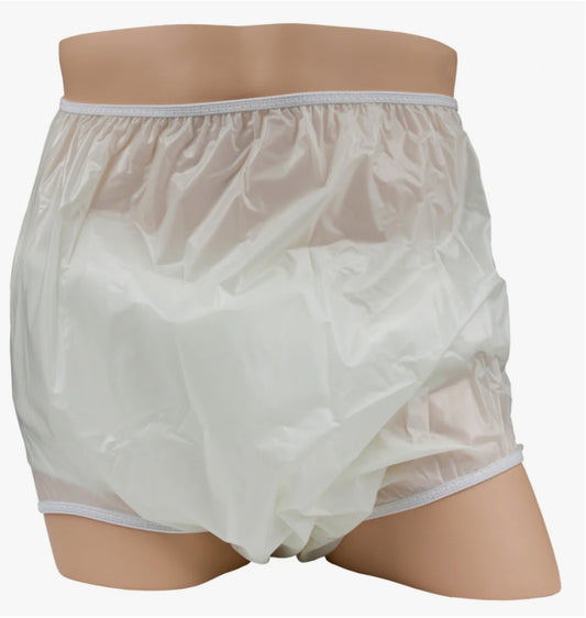 Pantalón Impermeable de Vinilo de Cintura Alta para Adultos