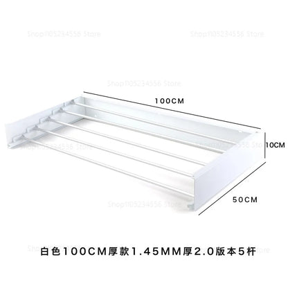 Tendedero Plegable de Pared | Ahorra Espacio y Seca tu Ropa sin Desorden