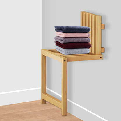 Banco Plegable de Bambú para Ducha | Ahorra Espacio y Gana Comodidad