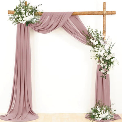 Tela Decorativa de Chifón para Arco de Boda | Crea un Ambiente Elegante y Romántico al Instante