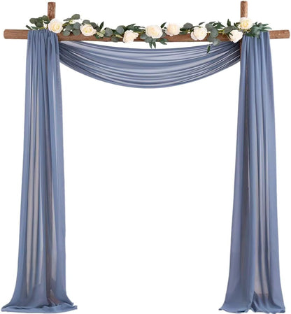 Tela Decorativa de Chifón para Arco de Boda | Crea un Ambiente Elegante y Romántico al Instante